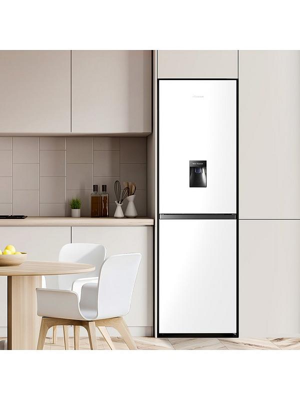 Hisense RB327N4WWE 55cm Wide, Total No Frost, Freestanding Fridge Freezer - White - Image 3